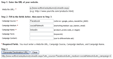Google Analytics Destination URL Builder ga destination url builder450 3 Quick Tips to Tag and Track with Google Analytics
