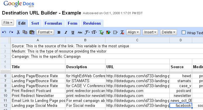 Destination URL Builder Screenshot destination url builder Free Destination URL Builder and Tracking Tool